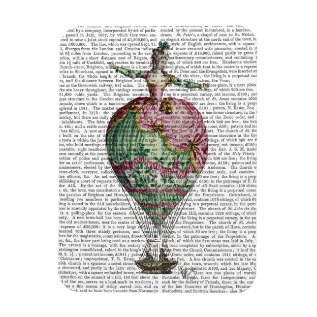 Hot Air Balloon Woman 2 Magnet (Vertical)