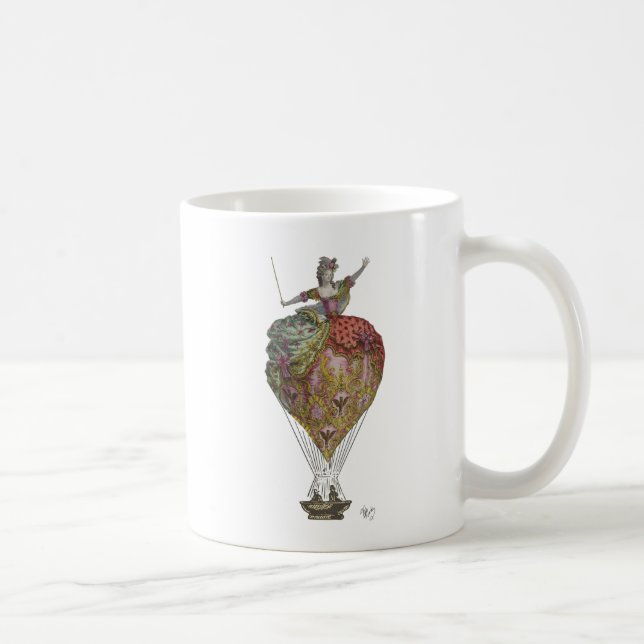 Hot Air Balloon Woman 3 Coffee Mug (Right)