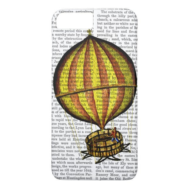 Hot Air Balloon Yellow and Red Case-Mate iPhone Case (Back)