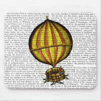Hot Air Balloon Yellow and Red