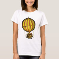 Hot Air Balloon Yellow and Red