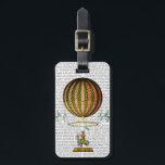 Hot Air Balloon Zephire 2 Luggage Tag<br><div class="desc">Transportation & Travel</div>