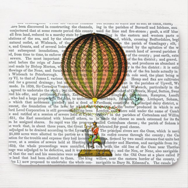 Hot Air Balloon Zephire 2 Mouse Mat (Front)