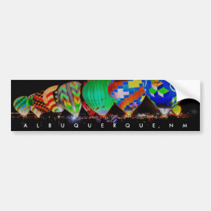 Hot Air Ballooning - Balloon Glow Festival Bumper Sticker