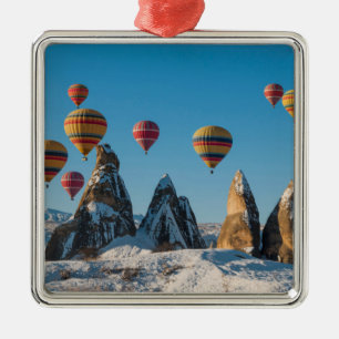 Hot Air Ballooning in Cappadocia Metal Tree Decoration