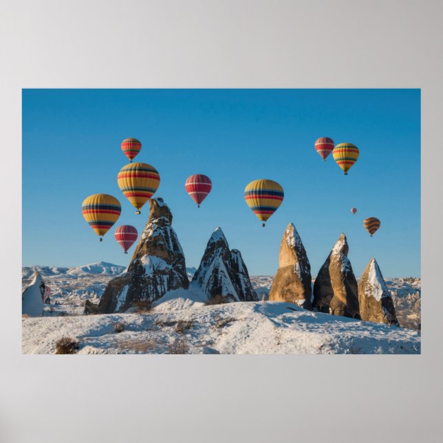 Hot Air Ballooning in Cappadocia Poster (Front)