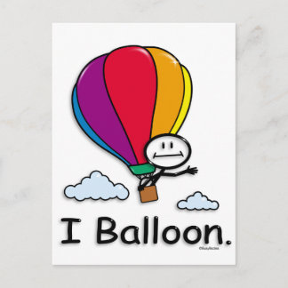 Hot Air Ballooning Postcard