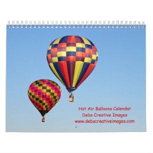 Hot Air Balloons 2025 Calendar