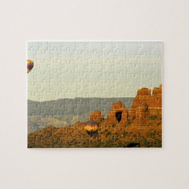 Hot Air Balloons at Sedona, Arizona, USA. Jigsaw Puzzle (Horizontal)