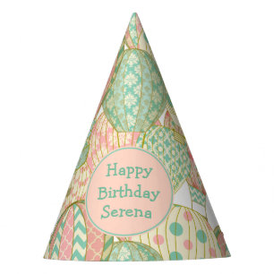 Hot Air Balloons Birthday Party Hat