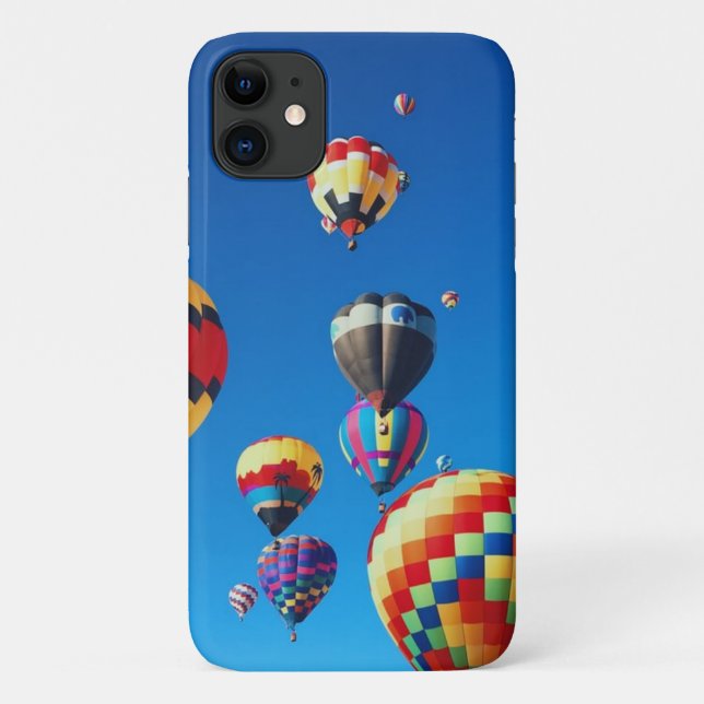 Hot Air Balloons Blue Sky Case-Mate iPhone Case (Back)