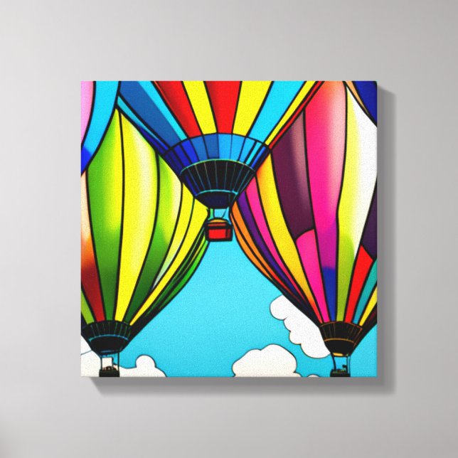 Hot Air Balloons Canvas Print (Front)