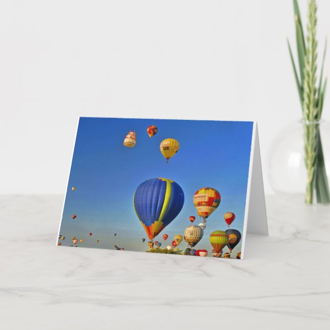 Hot air balloons Card (Front)
