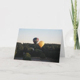 Hot Air Balloons Card