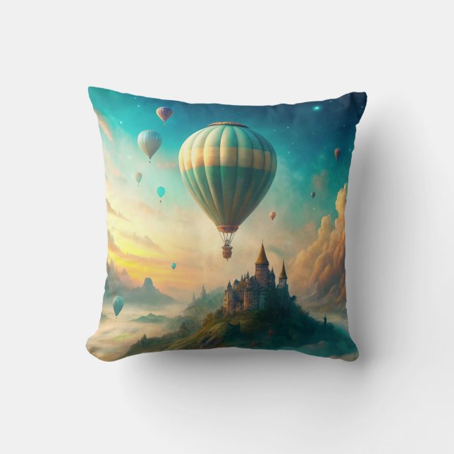 Hot Air Balloons Cushion (Front)