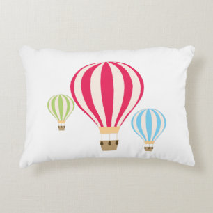 Hot Air Balloons Design Decorative Cushion