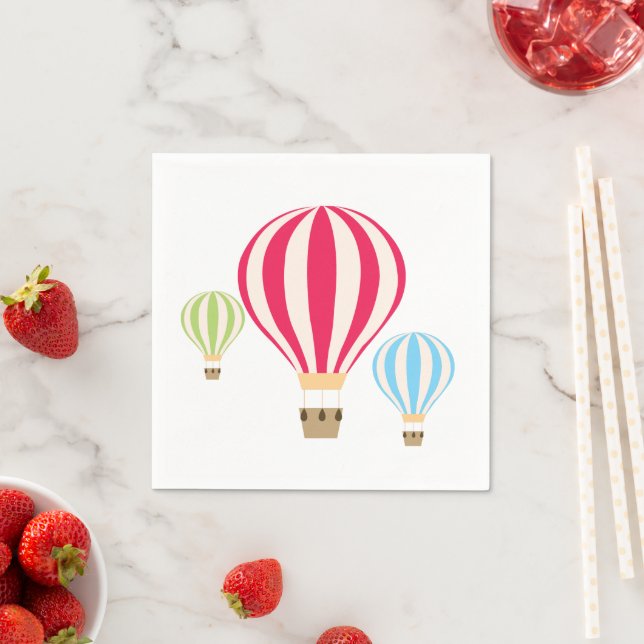 Hot Air Balloons Design Napkin (Insitu)