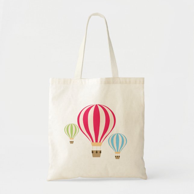 Hot Air Balloons Design Tote Bag (Front)