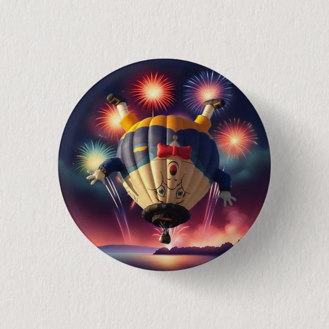 Hot Air Balloons Festival Lake Havasu 3 Cm Round Badge (Front)