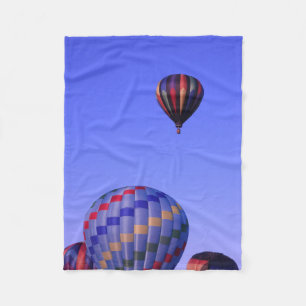Hot Air Balloons Fleece Blanket