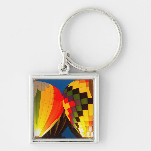 Hot Air Balloons Glow Key Ring (Front)