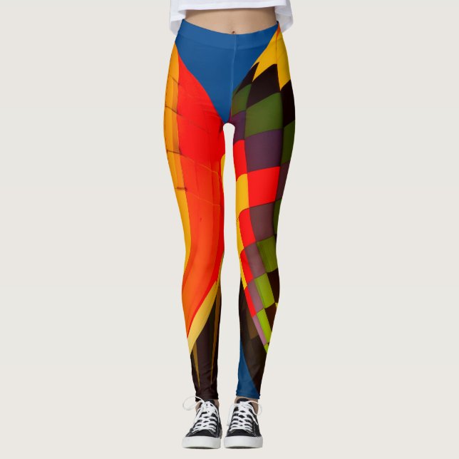 Hot Air Balloons Glow Leggings (Front)
