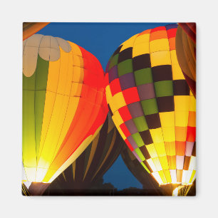 Hot Air Balloons Glow Magnet
