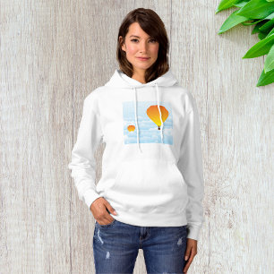 Hot Air Balloons In Clouds Hoodie