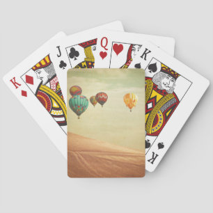 Hot Air Balloons In The Sky Playing Cards