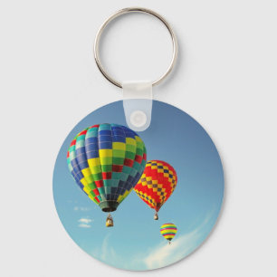 Hot Air Balloons Key Ring