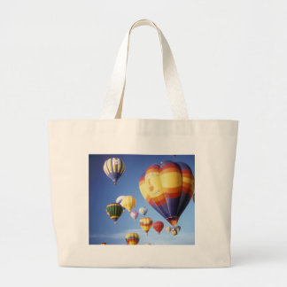 Hot air balloons large tote bag