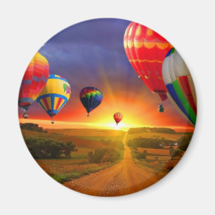 Hot Air Balloons Magnet