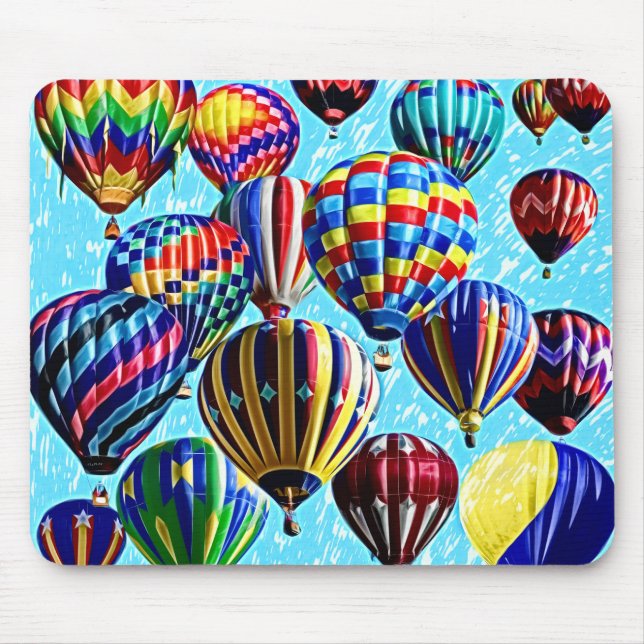 Hot Air Balloons Mouse Mat (Front)