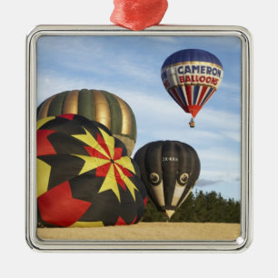 Hot Air Balloons near Wanaka, South Island, New Metal Tree Decoration
