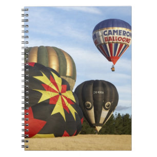Hot Air Balloons near Wanaka, South Island, New Notebook