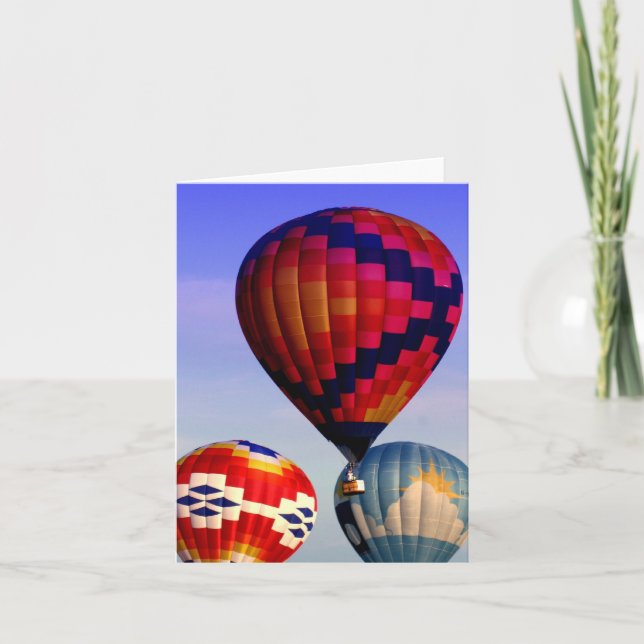 Hot Air Balloons Note Cards (Front)