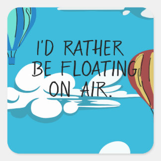 Hot Air Balloons on a sticker