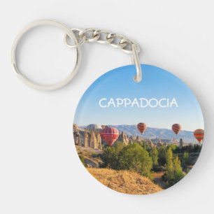 Hot air balloons over Cappadocia Key Ring