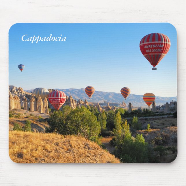 Hot air balloons over Cappadocia Mouse Mat (Front)