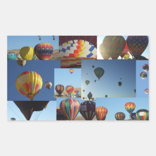 Hot Air Balloons Photo Collage Sticker