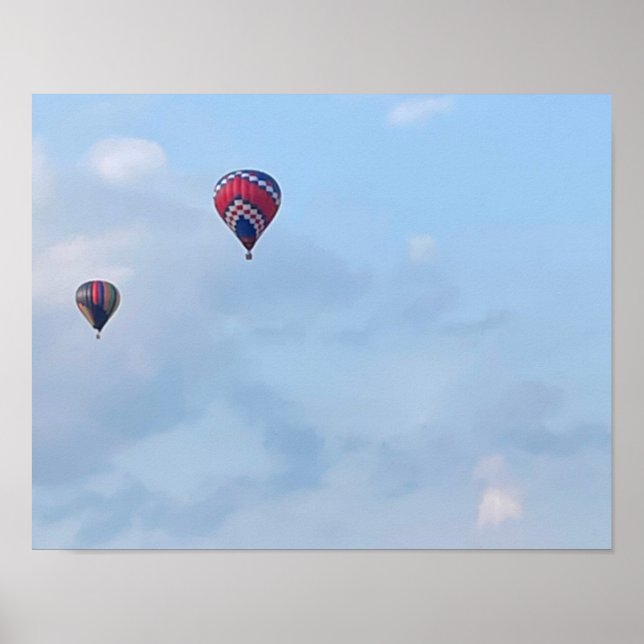 Hot Air Balloons Photo Poster (Front)