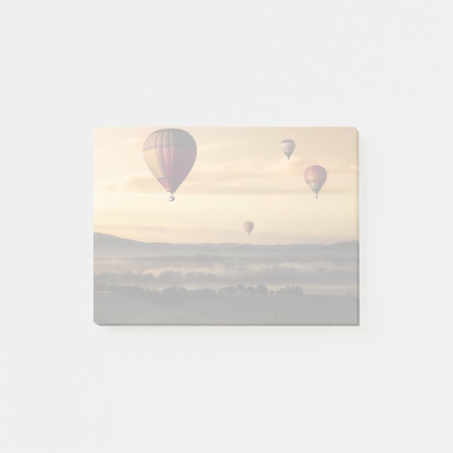 Hot air balloons post-it notes (Front)
