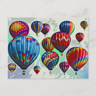 Hot Air Balloons Postcard