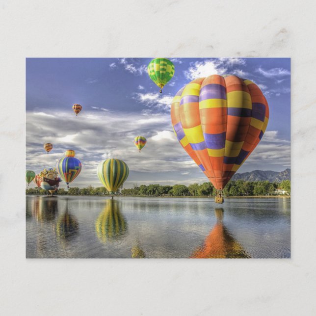 Hot Air Balloons postcard (Front)