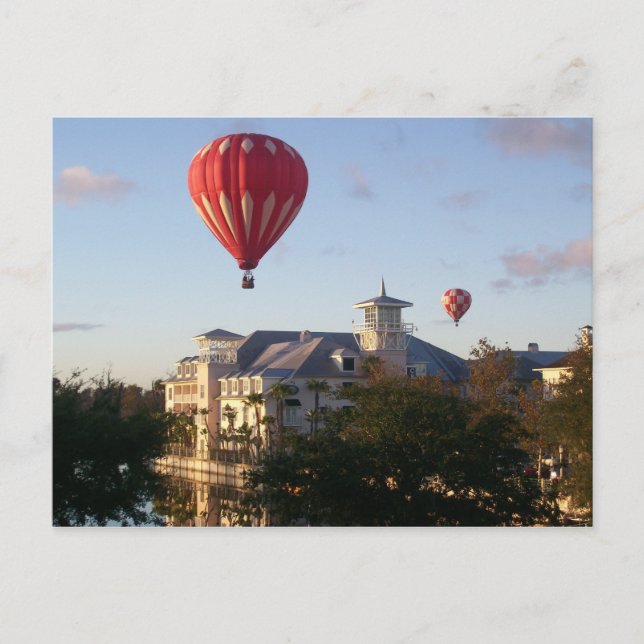 Hot Air Balloons Postcard (Front)