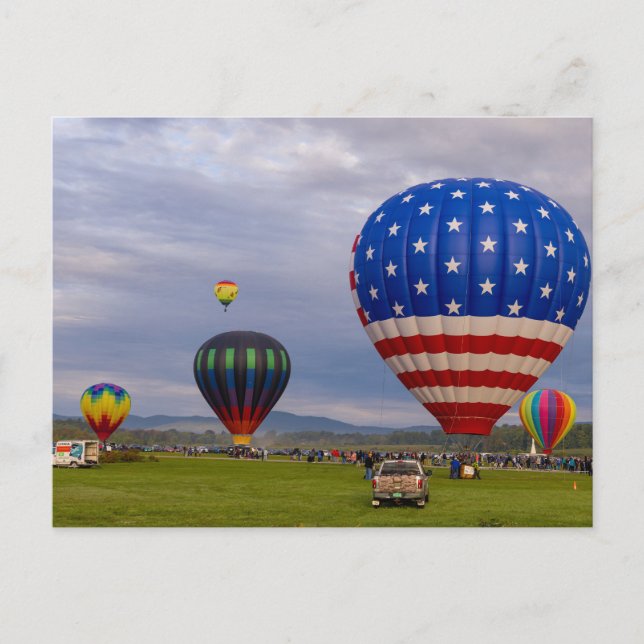 Hot Air Balloons Postcard (Front)