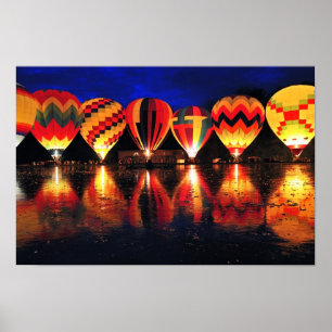 Hot Air Balloons Poster