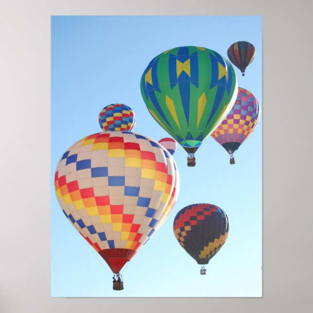 Hot Air Balloons poster (Front)