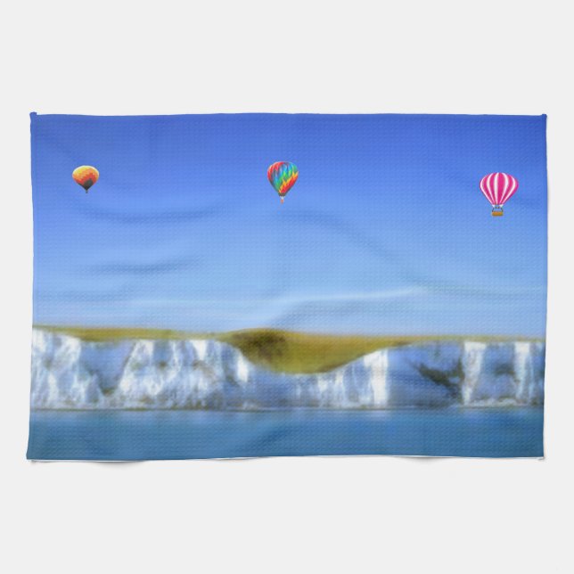 Hot air Balloons Tea Towel (Horizontal)