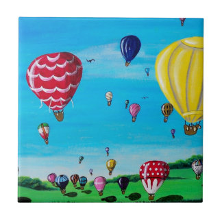 Hot Air Balloons Tile